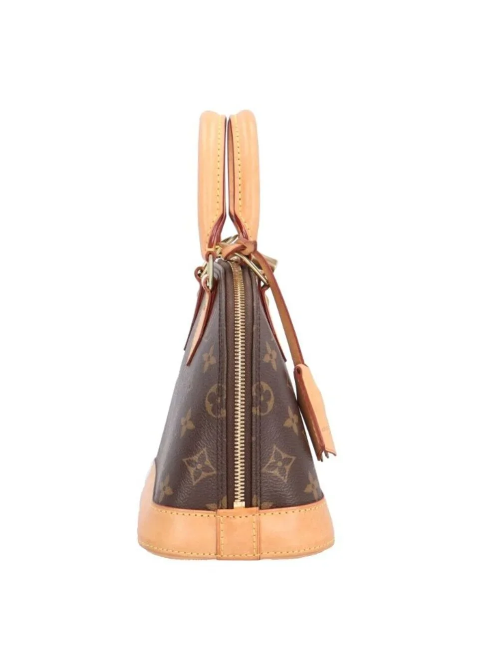 Louis Vuitton Alma BB Monogram Handbag Brown